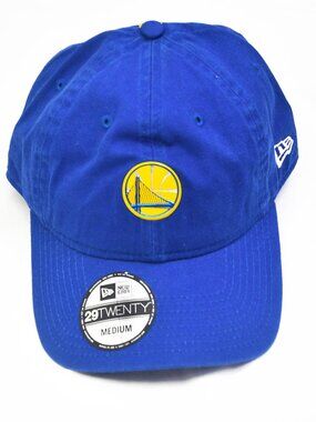 Golden State Warriors Hat Cap Size M- Fitted - New Era 29TWENTY - Blue NBA